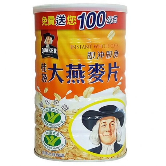 【桂格】即沖即食大燕麥片 700g+100g(加量版)